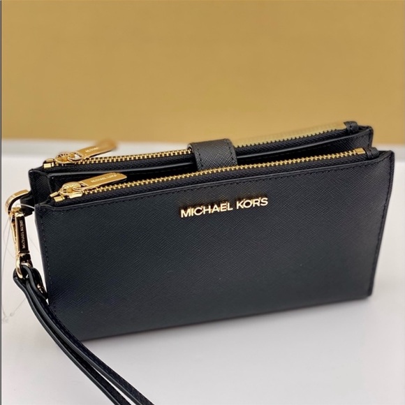 Michael Kors Wallet Wristlet Black